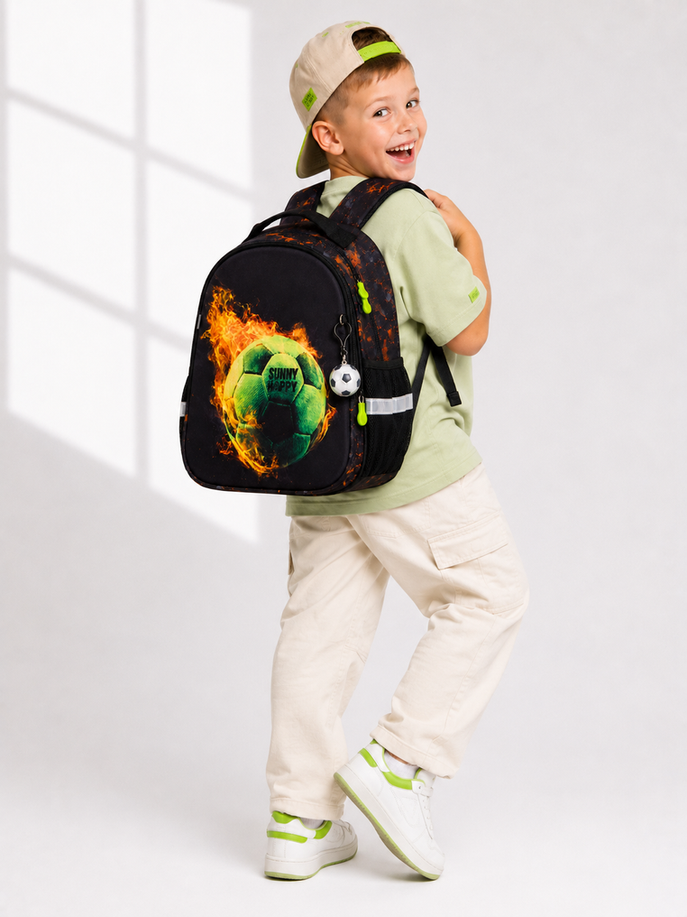 Шкільний рюкзак Sunny Happy SH1-20 з футбольним м'ячем SH1-20 фото