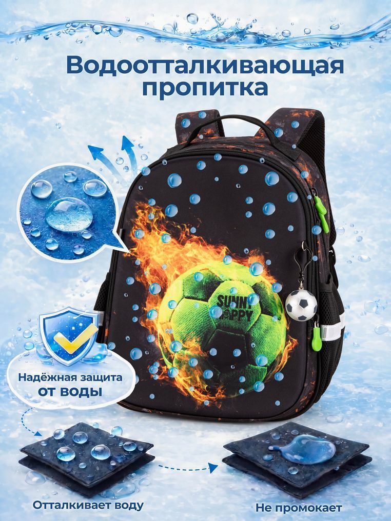 Шкільний рюкзак Sunny Happy SH1-20 з футбольним м'ячем SH1-20 фото