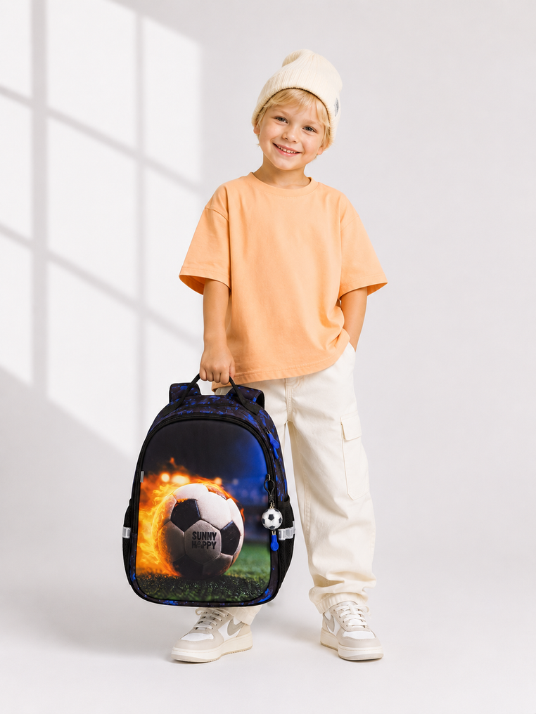 Школьный рюкзак Sunny Happy SH1-21 с футбольным мячом SH1-21 фото